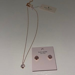 Kate spade earrings and necklace